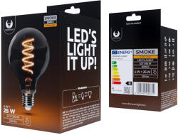 Forever Light LED Izzó Filament E27 G95 4W 230V 2000K 250lm SF füstös Forever Light