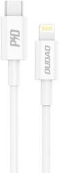 Dudao USB Type-C - Lightning kábel 18W 1m PD fehér (L6X)