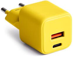 Colorum hálózati töltő USB-A + USB-C PD 30W CLS30-AC-05 sárga