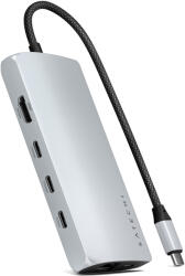 Satechi USB-C MultiPort Adapter 8K Ethernettel V3 - Ezüst