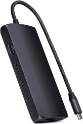 Satechi USB-C MultiPort adapter 8K Ethernet csatlakozóval V3 - Éjfekete