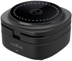 Maxlife MXWC-06 mágneses vezeték nélküli töltő 15W fekete 3in1 MagSafe