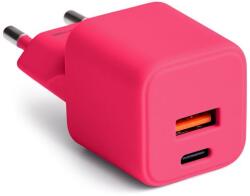Colorum fali töltő USB-A + USB-C PD 30W CLS30-AC-02 xMagenta