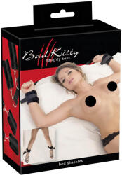 Bad Kitty - set de imobilizare pentru pat - pluș - 5 piese