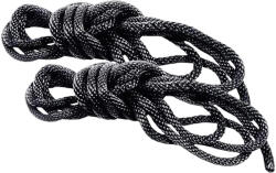 Sex&Mischief S&M - set de frânghii de bondage catifelate (negru, 2x 1, 83 m)