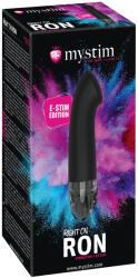 mystim Right on Ron E-Stim - vibrator electric pentru punctul G (negru)