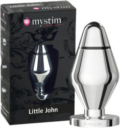 mystim Little John - dop anal mic electros (argintiu)