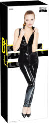 Black Level - salopetă latex lucioasă cu fermoar - negru - S