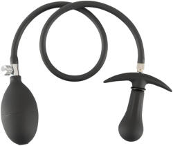 You2Toys - dop anal cu bilă, pompaibil - negru