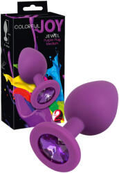 Colorful Joy You2Toys - Colorful JOY - dop anal din silicon - mărime medie (mov)