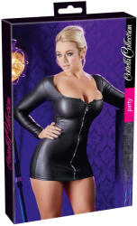 Cottelli Collection - rochie sexy petrecere - cu fermoar cu strasuri - negru - L (27158721041)