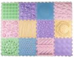 Ortho Puzzle Macaroons szenzoros ortopédiai szőnyeg szett 12 db-os