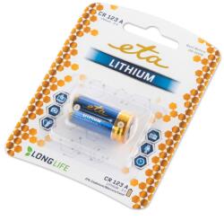 ETA Lítium akkumulátor ETA PREMIUM CR123, blistr 1ks (CR123ALITH1) (ETACR123ALITH1)