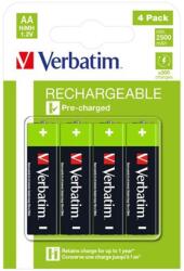 Verbatim Tölthető elem, AA ceruza, 4x2500 mAh, VERBATIM (49517) - iconink