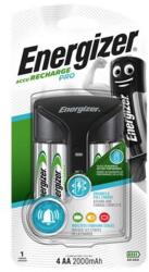 Energizer Elemtöltő, AA ceruza/AAA mikro, 4x2000 mAh AA (előtöltött), kijelzővel, ENERGIZER "Pro (E300696601/639837) - iconink