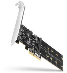 AXAGON PCES-SA4M2 2db belső SATAIII portos + 2db SATA M. 2 foglalat PCI-Express kártya (PCES-SA4M2) - iconink
