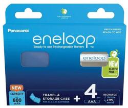 Panasonic Panasonic Eneloop BK-4MCDEC4BE AAA 800mAh mikro ceruza akku 4db/csomag (BK4MCDEC4BE) - iconink