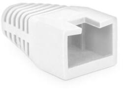 Rulstein Rülstein 05287FH RJ45 8P8C moduláris dugókhoz fehér 100db "sima" törésgátló (05287FH) - iconink