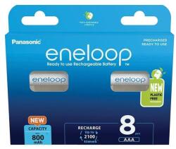 Panasonic Panasonic Eneloop BK-4MCDE/8BE AAA 800mAh mikro ceruza akku 8db/csomag (BK4MCDE-8BE) - iconink