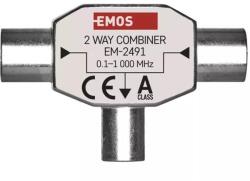 EMOS J0197 EU 2491/D193 ferrites háromágú antenna közösítő (J0197) - iconink