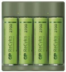 Gp batteries GP USB Everyday B421 Akkutöltő + 4×AA GP ReCyko 2700 (B52427U) - iconink