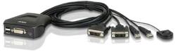 ATEN CS22D-A7 2PC USB DVI KVM Switch (CS22D-A7) - iconink
