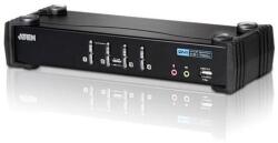 ATEN CS1764A-AT-G 4PC USB DVI + Audio KVM Switch (CS1764A-AT-G) - iconink