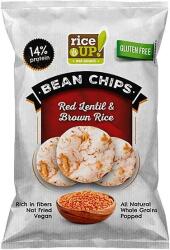 RiceUP! Rizschips RICE UP proteines vöröslencsével 60g - iconink