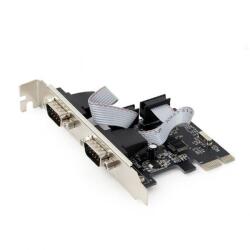 Gembird SPC-22 2 serial port PCI-Express add-on card, with extra low-profile bracket (SPC-22) - iconink