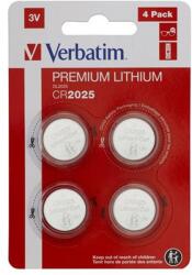 Verbatim Gombelem, CR2025, 4 db, VERBATIM "Premium (49532) - iconink