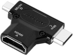 AudioQuest HDMACDAD HDMI Type A - Mini Type C/Micro Type D adapter (HDMACDAD) - iconink