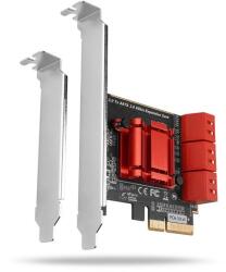 AXAGON PCES-SA6 6 db belső SATAIII portos 2 sávos PCI-Express kártya (PCES-SA6)