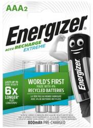 Energizer Tölthető elem, AAA mikro, 2x800 mAh, előtöltött, ENERGIZER "Extreme (E300624300) - iconink