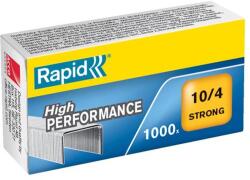 Rapid Tűzőkapocs, 10/4, horganyzott, RAPID "Strong", 1000db/doboz (24870800) - iconink