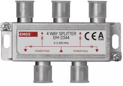Emos EM2344 4-es F csatlakozós antenna elosztó (J0104)