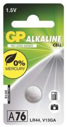 GP Batteries GP LR44 (A76) alkáli gombelem 1db/bliszter (B13762) - iconink