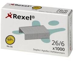 Rexel Tűzőkapocs, 26/6, REXEL "No. 56", 1000db/doboz (ACCO6131) - iconink