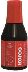 Kores Bélyegzőfesték, 28 ml, KORES, piros (71328) - iconink