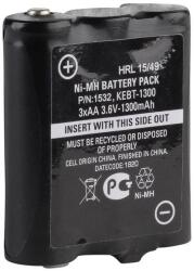 Motorola 1532 T82//T82 Extreme/T92 walkie talkie 1300mAh NIMH akkumulátor (1532)
