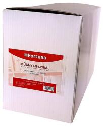 Fortuna Iratspirál műanyag FORTUNA 38mm 281-340 lap fekete 50/dob - iconink