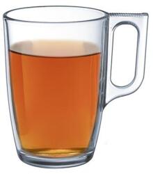  Üvegpohár, füllel, 6 db-os szett, 40 cl, "CoffeeTime (1705BOG025)