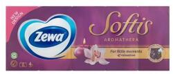 Zewa Papír zsebkendő, 4 rétegű, 10x9 db, ZEWA "Softis", aromatherapia (53522-00/28112) - iconink