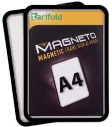 Tarifold Mágneses tasak, mágneses háttal, A4, TARIFOLD "Magneto", fekete, 2db/cs (F194907) - iconink