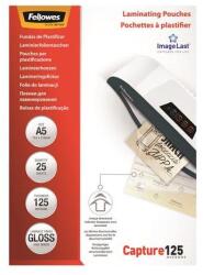 Fellowes Meleglamináló fólia, 125 mikron, A5, fényes, 25 db, FELLOWES (5396101) - iconink