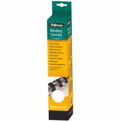 Fellowes Spirál, műanyag, 12 mm, 56-80 lap, FELLOWES, 25 db, fehér (5331203) - iconink
