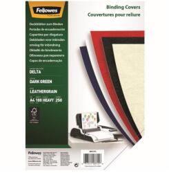 Fellowes Hátlap, A4, 250 g, matt, FELLOWES "Delta", zöld, 100 db (5381901) - iconink