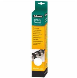Fellowes Spirál, műanyag, 8 mm, 21-40 lap, FELLOWES, 25 db, fehér (5330403) - iconink