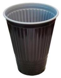 Műanyag pohár, automatába, 1, 5 dl, 100 db, barna (511009)
