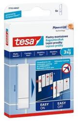 tesa Ragasztócsíkok, utántöltő, TESA "Powerstrips®", sima felületekre, 6db/bliszt (77761-00007-20/00) - iconink