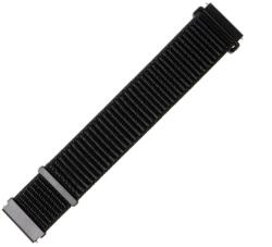 Fixed Nylon Strap Smartwatch 22mm wide Fekete (FIXNST-22MM-BK) - iconink